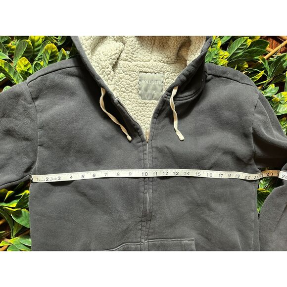 Hollister Blue Full Zip Hoodie Size Medium - Picture 9 of 10